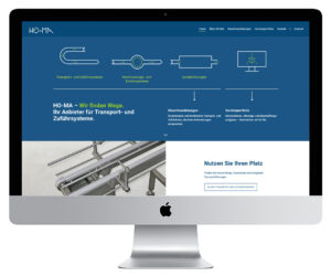 Homa Website Navigation vereinfachen